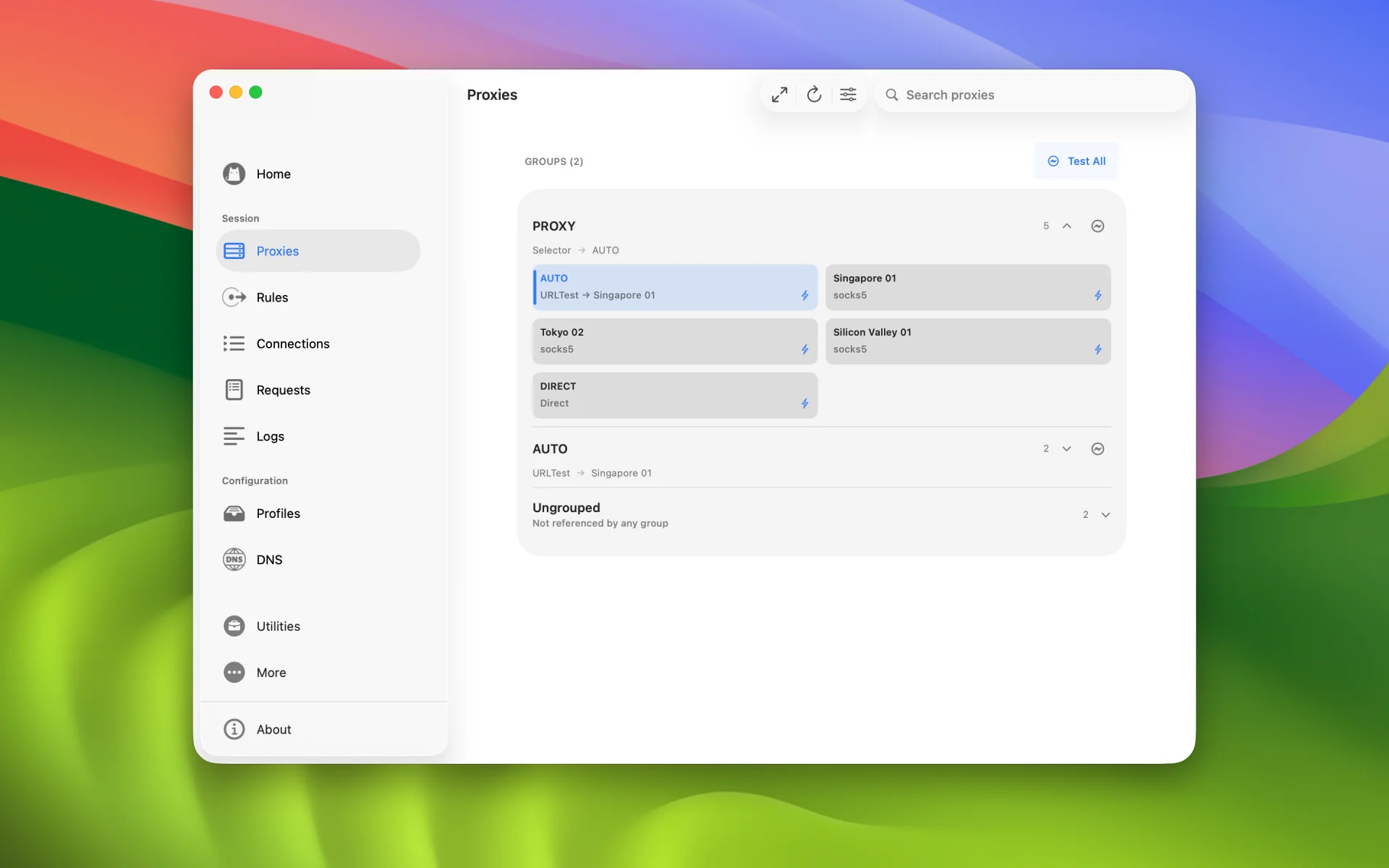 Policy groups on Mac
