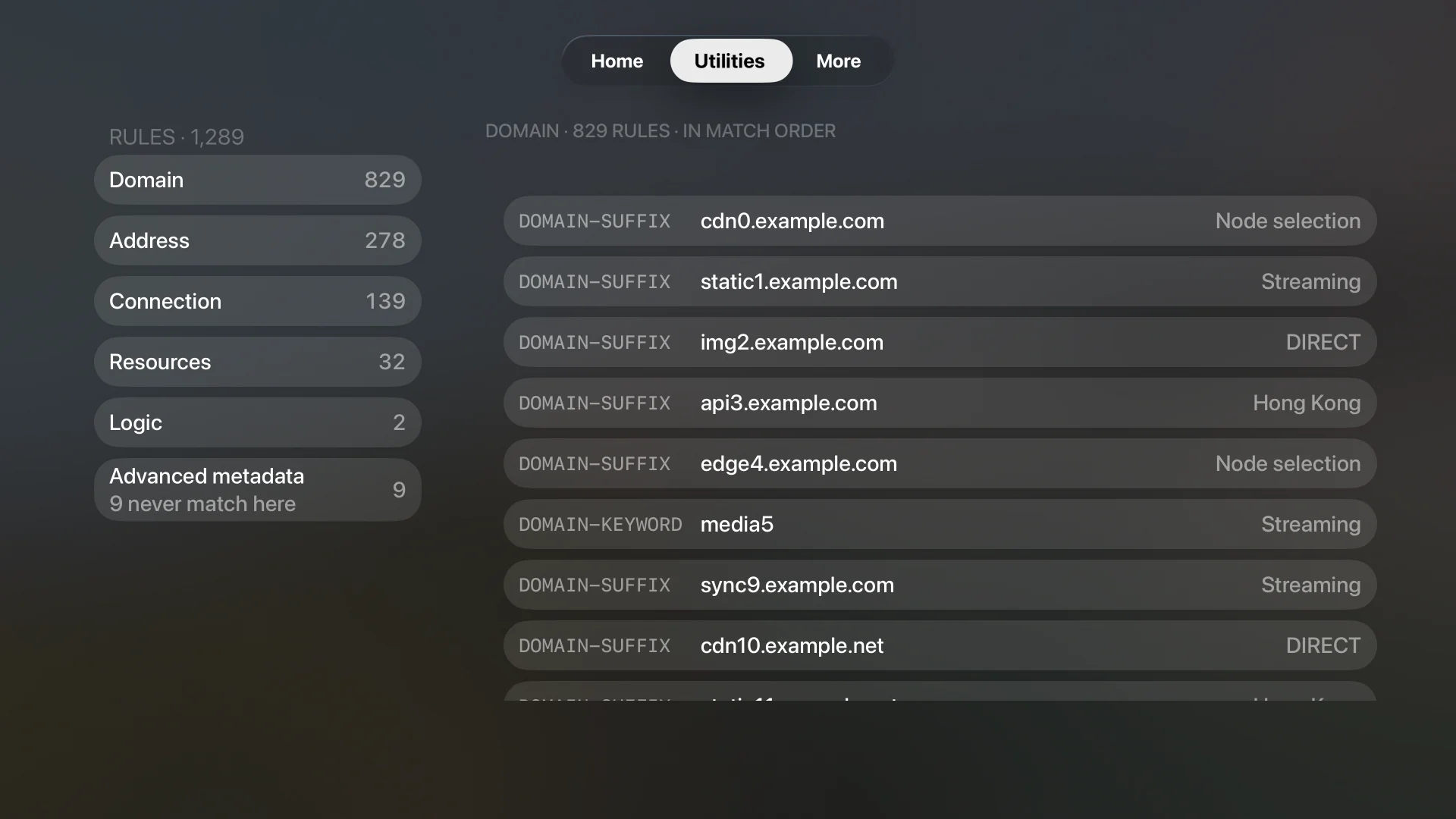 Apple TV 规则覆盖